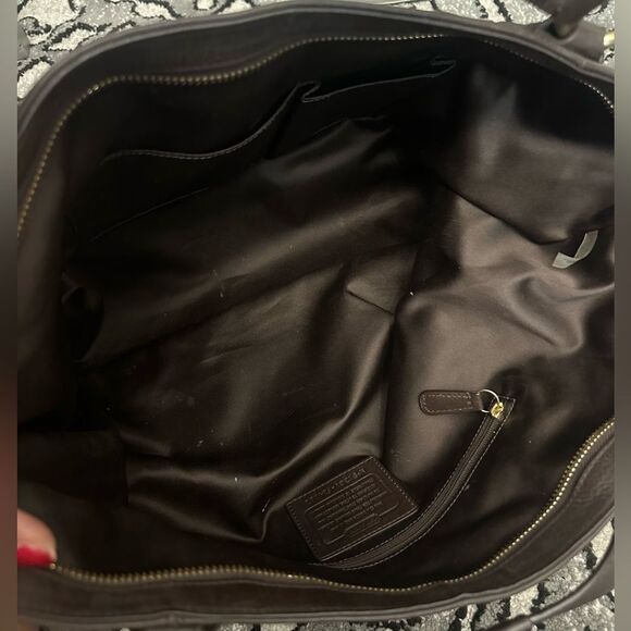 Coach Campbell Izzy Brown Leather satchel Bag - Picture 7 of 12